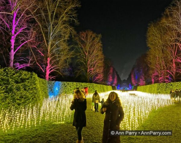 SLIDESHOW: Shimmering Solstice is a colorful light show at Old Westbury Gardens, New York, December 10, 2021