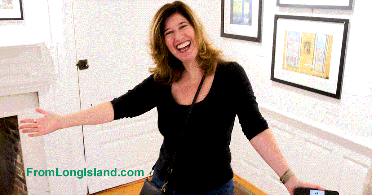 Manhasset, New York, U.S. Oct. 5, 2025. DIANE LUGAR attends The Art Guild reception for its'Doorways, Frames & Windows: Looking In or Looking Out' juried exhibition. (© 2025 Ann Parry, annparry.com)